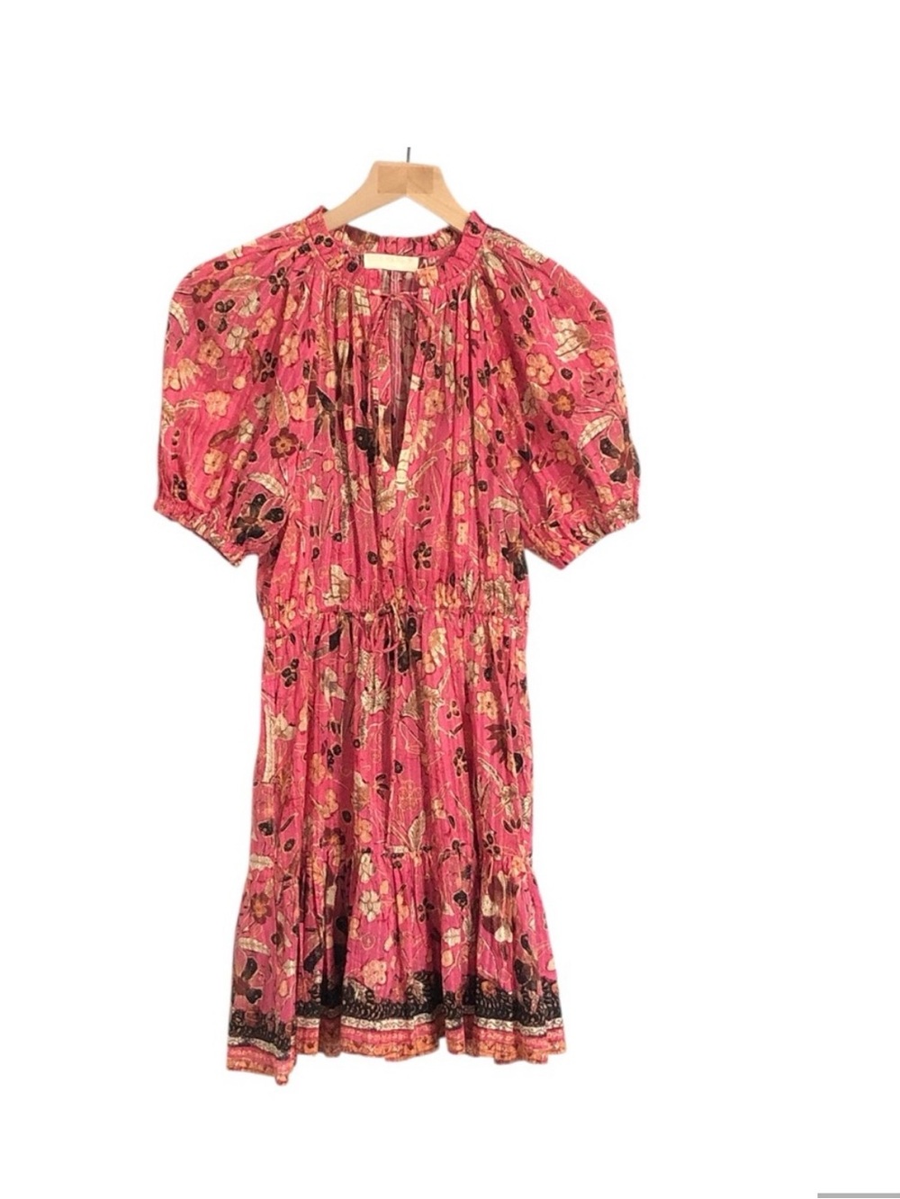 Ulla Johnson Sanna Tiered Dress in Hollyhock - Picture 2 of 5
